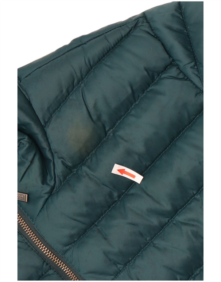 Barbour muška podstavljena jakna UK 38 Srednje zeleni poliamid