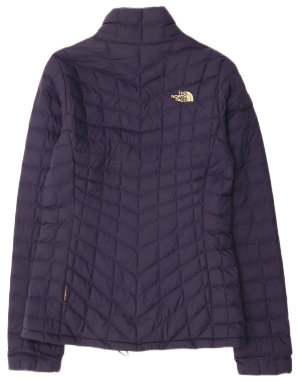 The North Face ženska podstavljena jakna UK 10 Mala tamnoplava najlonska