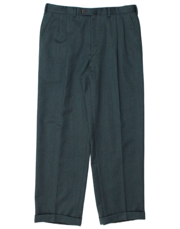 ANGELICO Muško dvodijelno odijelo s dvorednim kopčanjem IT 50 Large W34 L30 Zeleno