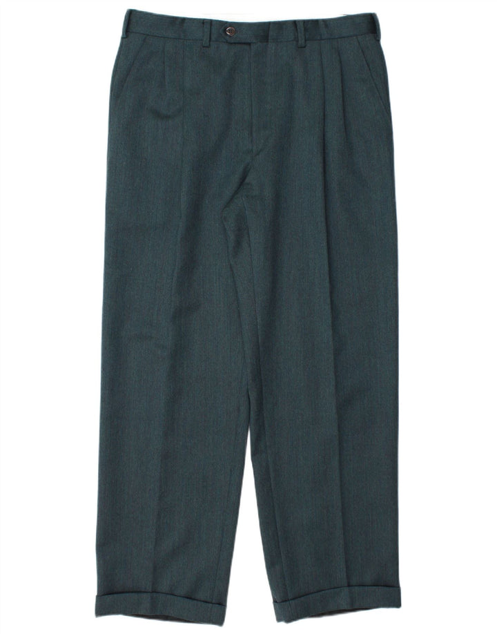 ANGELICO Muško dvodijelno odijelo s dvorednim kopčanjem IT 50 Large W34 L30 Zeleno