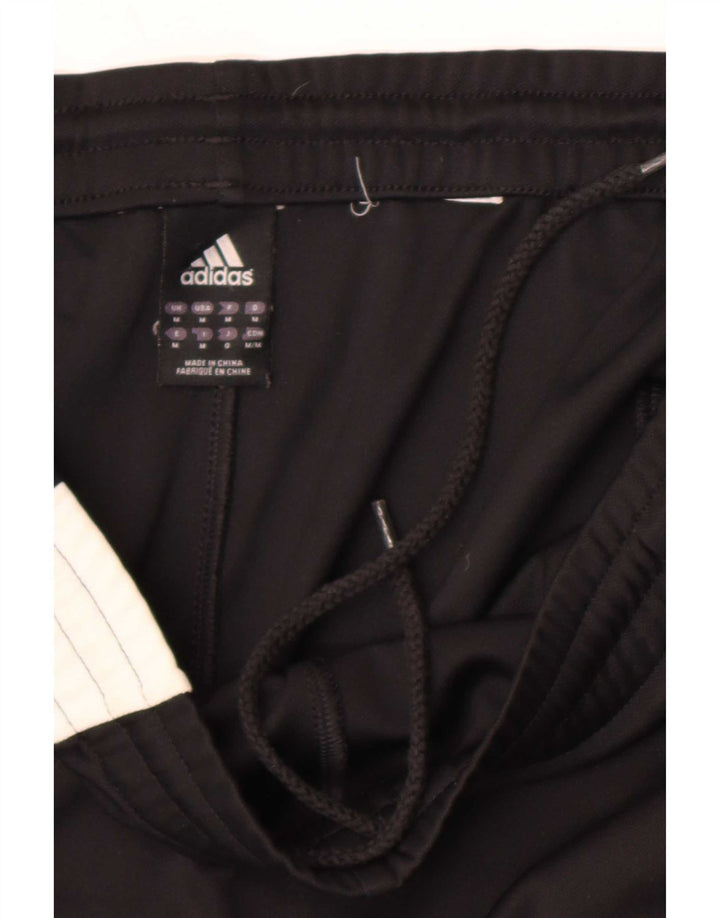 Adidas muške grafičke trenirke hlače srednje crne boje