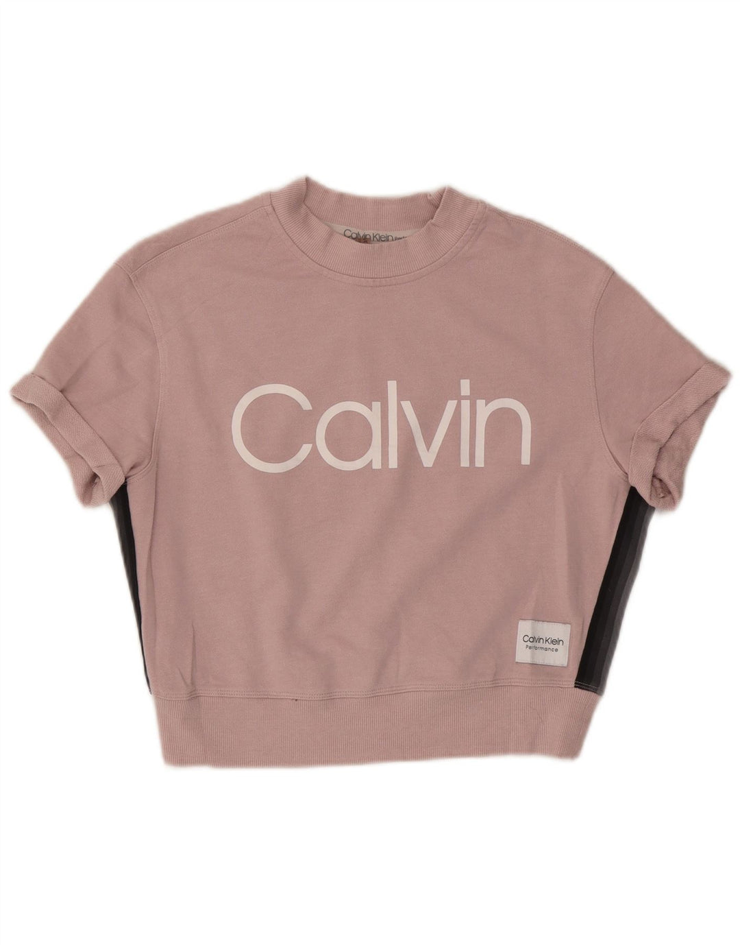 CALVIN KLEIN Ženska prevelika trenirka s grafičkim detaljima UK 10 Small Pink
