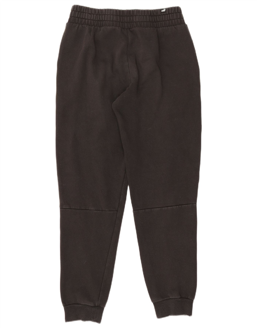 PUMA muške trenirke s grafičkim motivima, srednje crne pamučne hlače