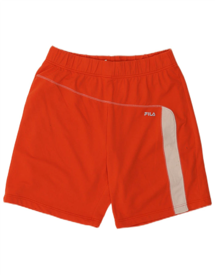 Fila muške sportske kratke hlače srednje narančaste boje od poliamida
