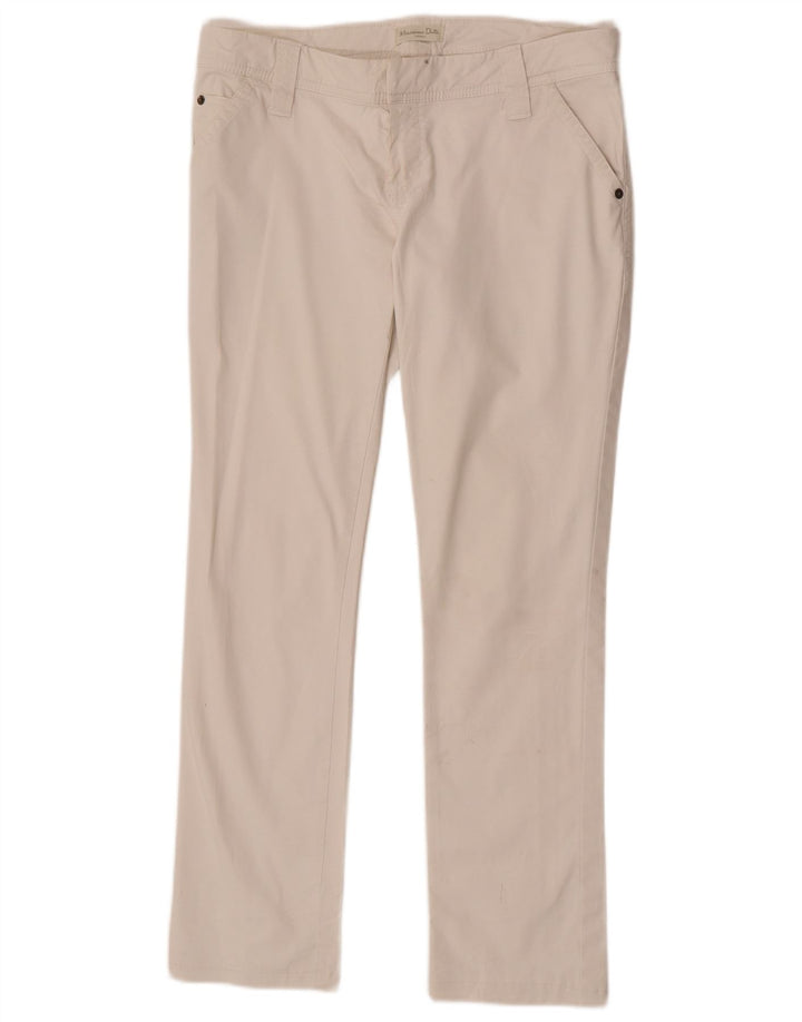 Ženske uske chino hlače Massimo Dutti W32 L29 Bijele