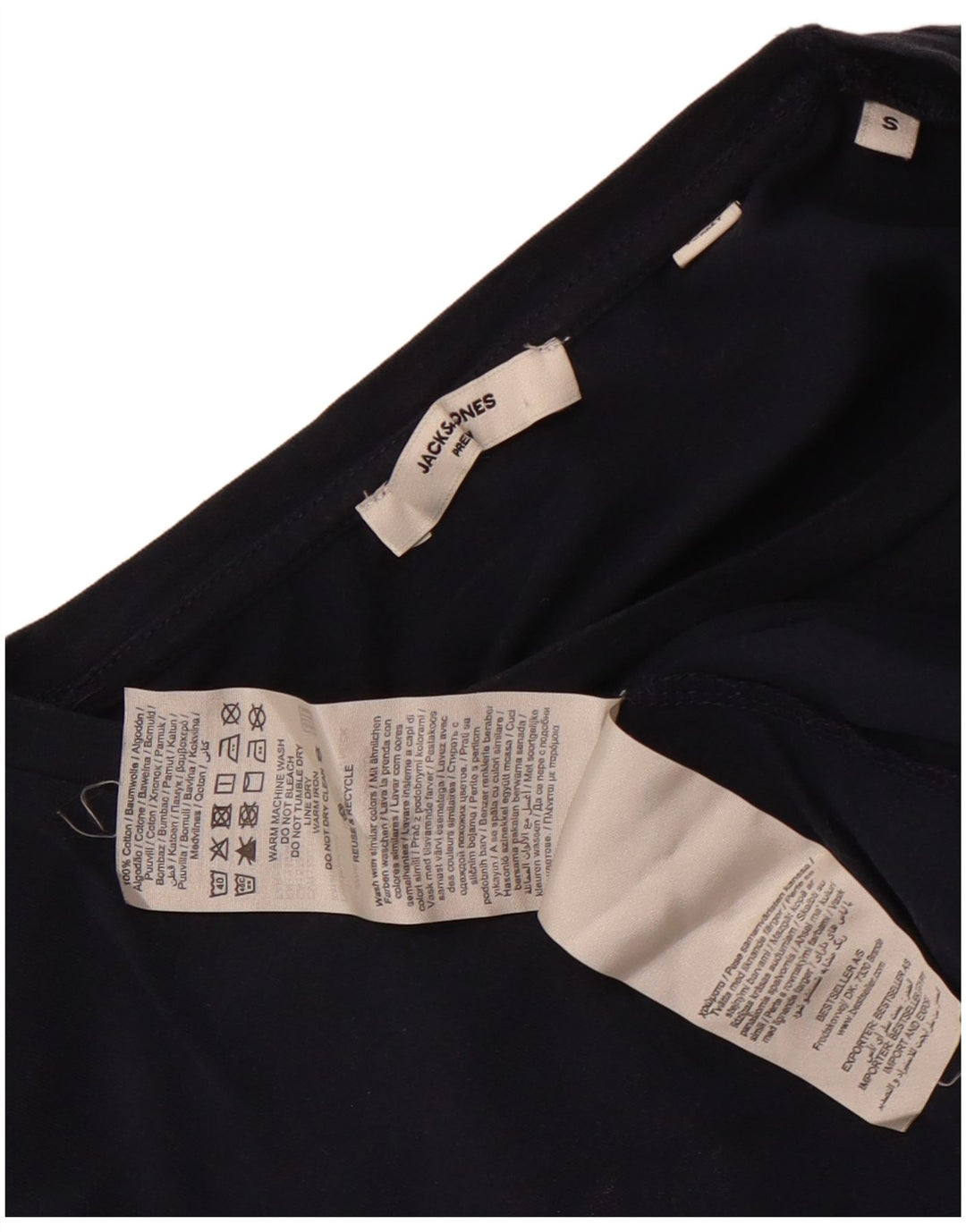 Jack & Jones muška majica kratkih rukava Mala tamnoplava pamuk
