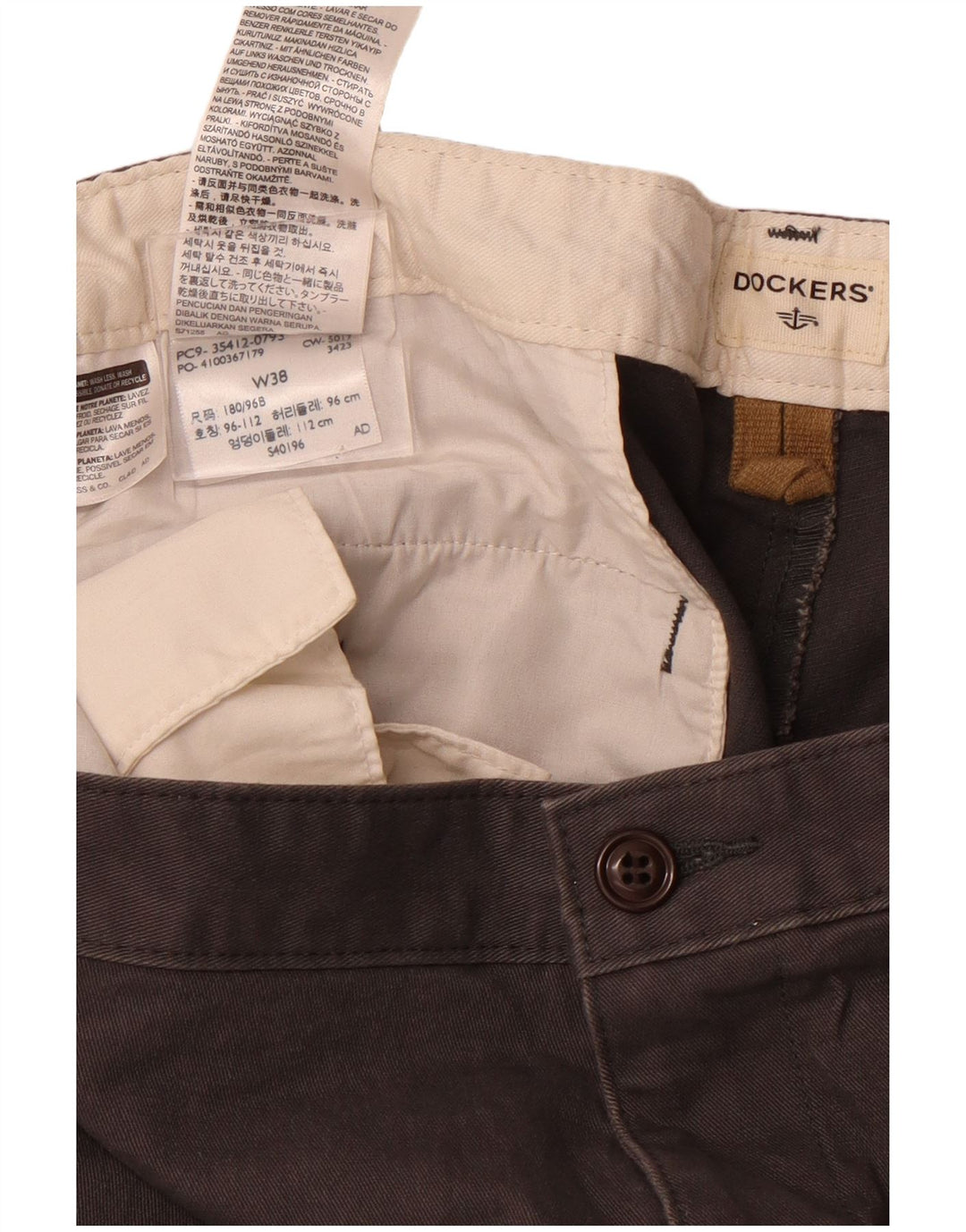 DOCKERS Muške kargo kratke hlače W38 XL sivi pamuk