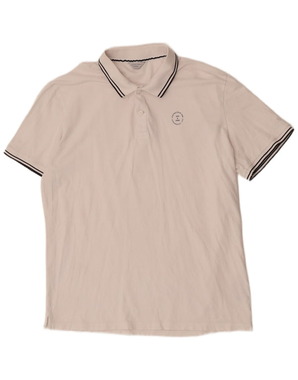 Jack & Jones muška polo majica kratkih rukava s kratkim rukavima 2XL bijeli pamuk