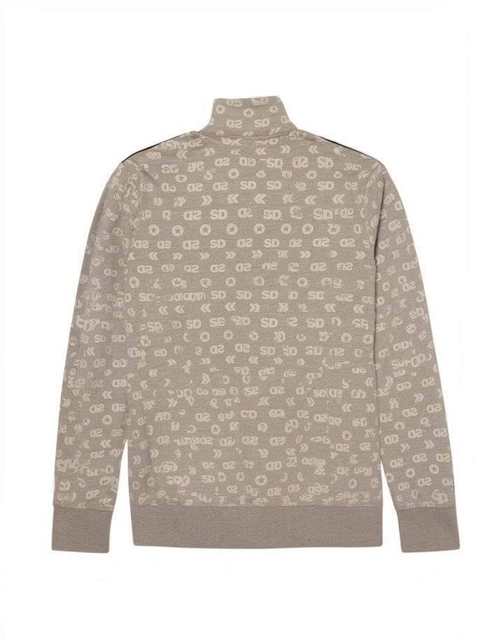 Superdry ženska gornja jakna trenirke Graphic UK 10 Mala siva pamuk