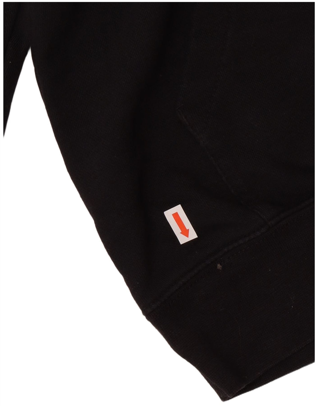 Nike Ženska velika majica s kapuljačom UK 10 Mala crna pamuk