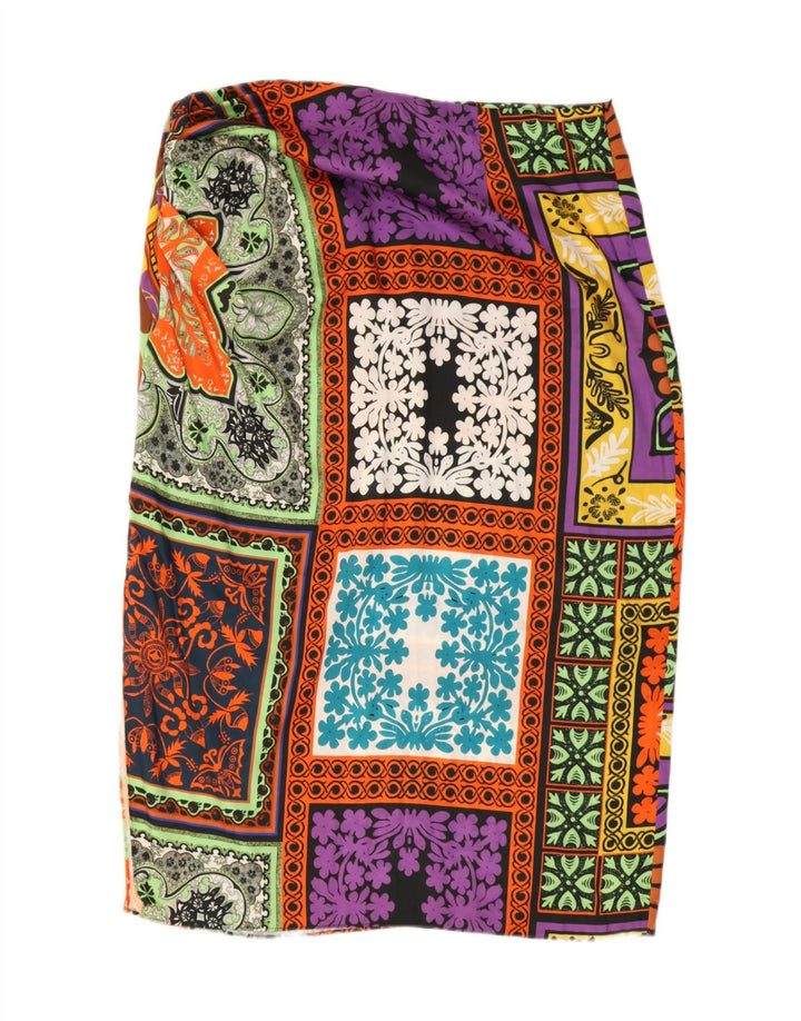 Zara ženska midi suknja 2XL W36 raznobojni patchwork poliester