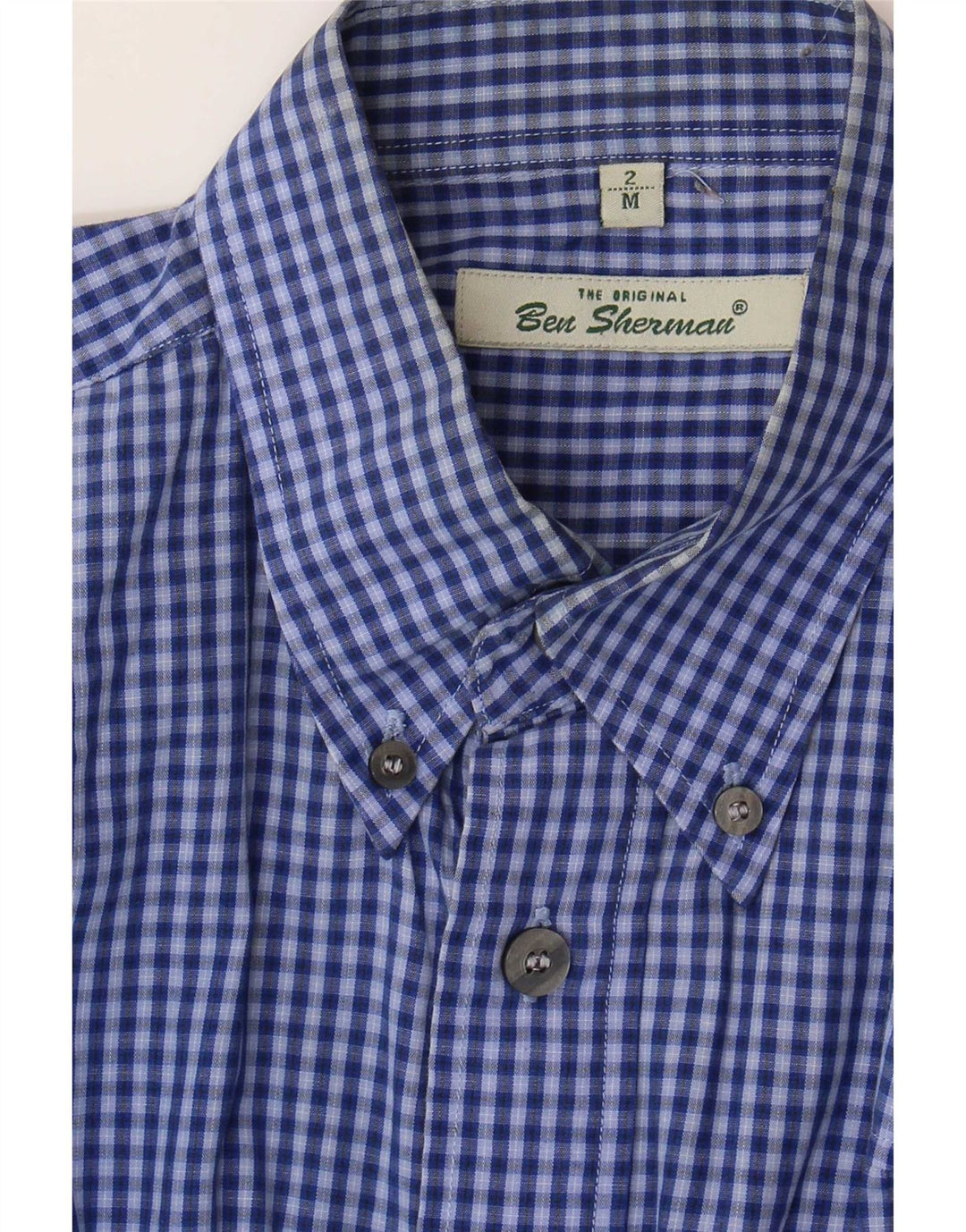 Ben Sherman muška košulja srednje plave boje gingham