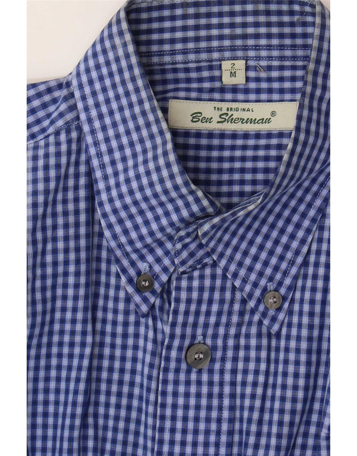 Ben Sherman muška košulja srednje plave boje gingham