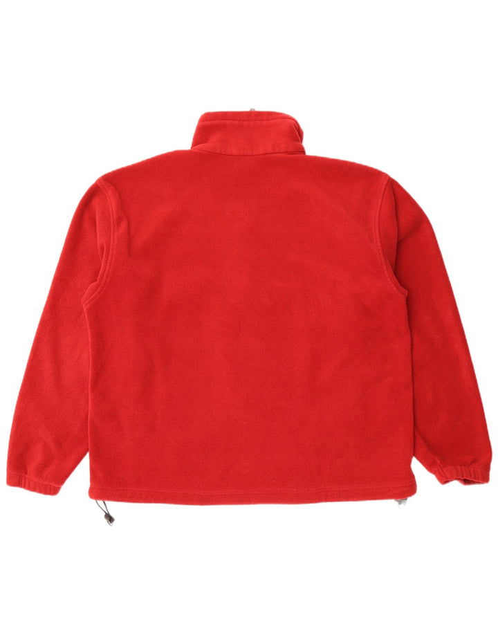 Columbia muška flis jakna UK 42 XL crveni poliester