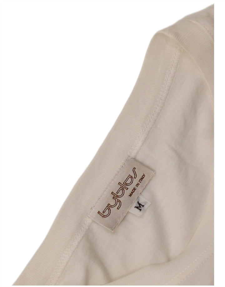 Byblos Ženska majica kratkih rukava s grafičkim motivima UK 14 Srednje bijela