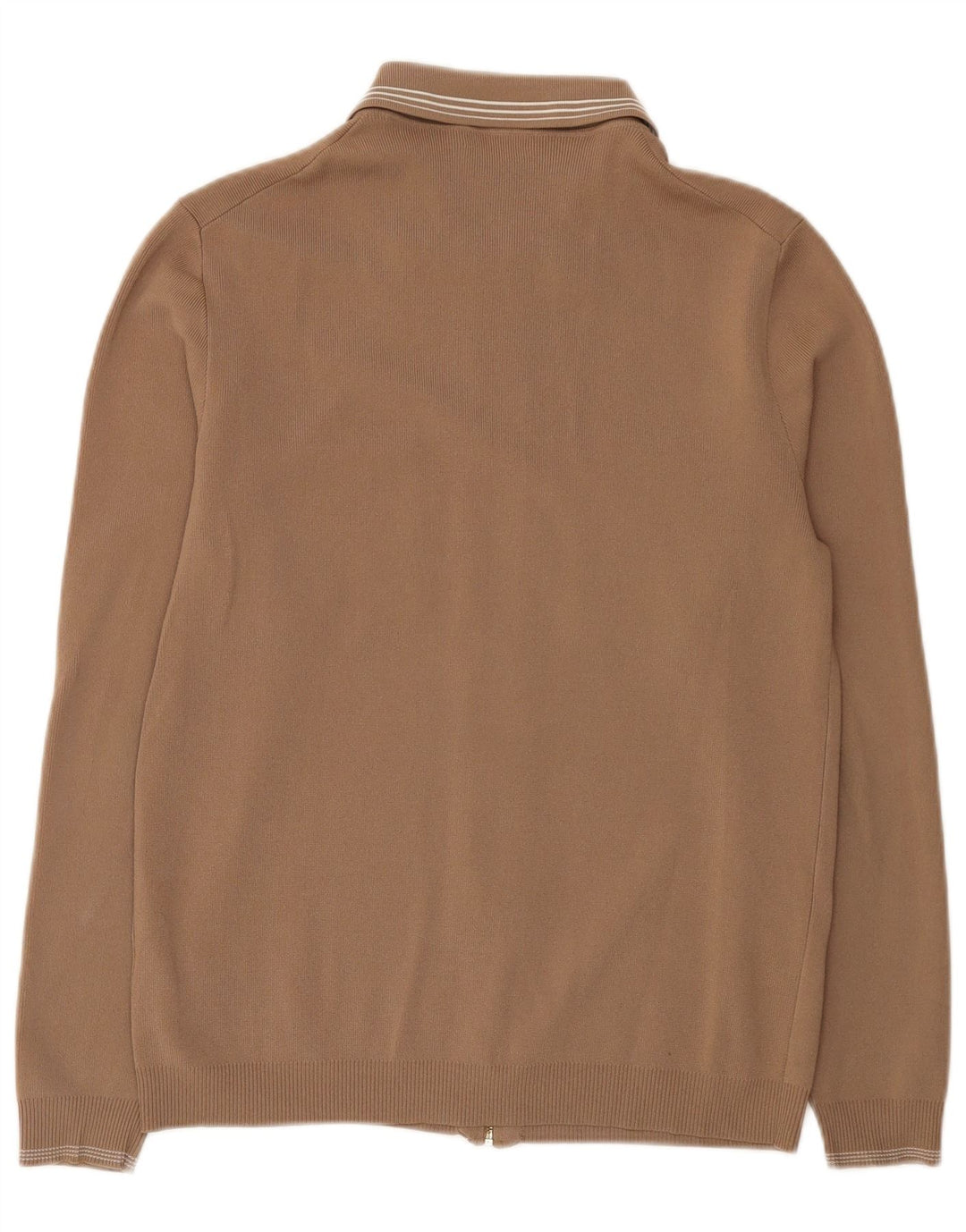 Reiss muški kardigan pulover veliki smeđi od viskoze