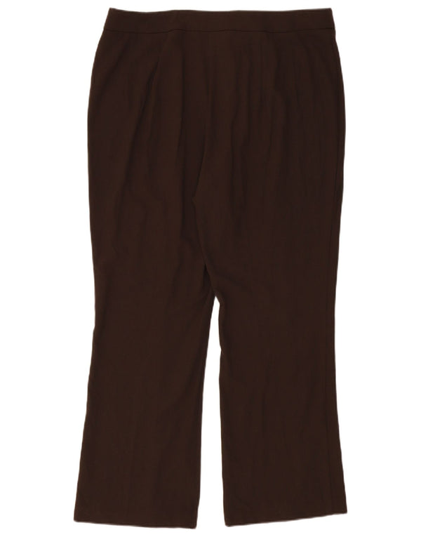 Marks & Spencer ženske ležerne hlače visokog struka UK 18 XL W36 L28 Smeđe