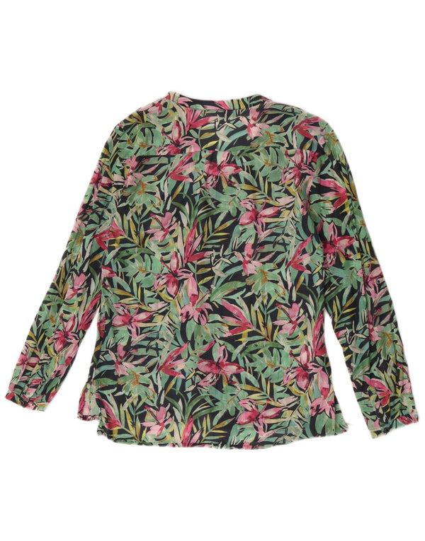 Laura Ashley Ženska košulja bluza UK 10 Mala raznobojna cvjetna pamuk