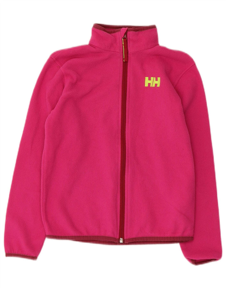 Helly Hansen Flis jakna za djevojčice 9-10 godina, ružičasti poliester