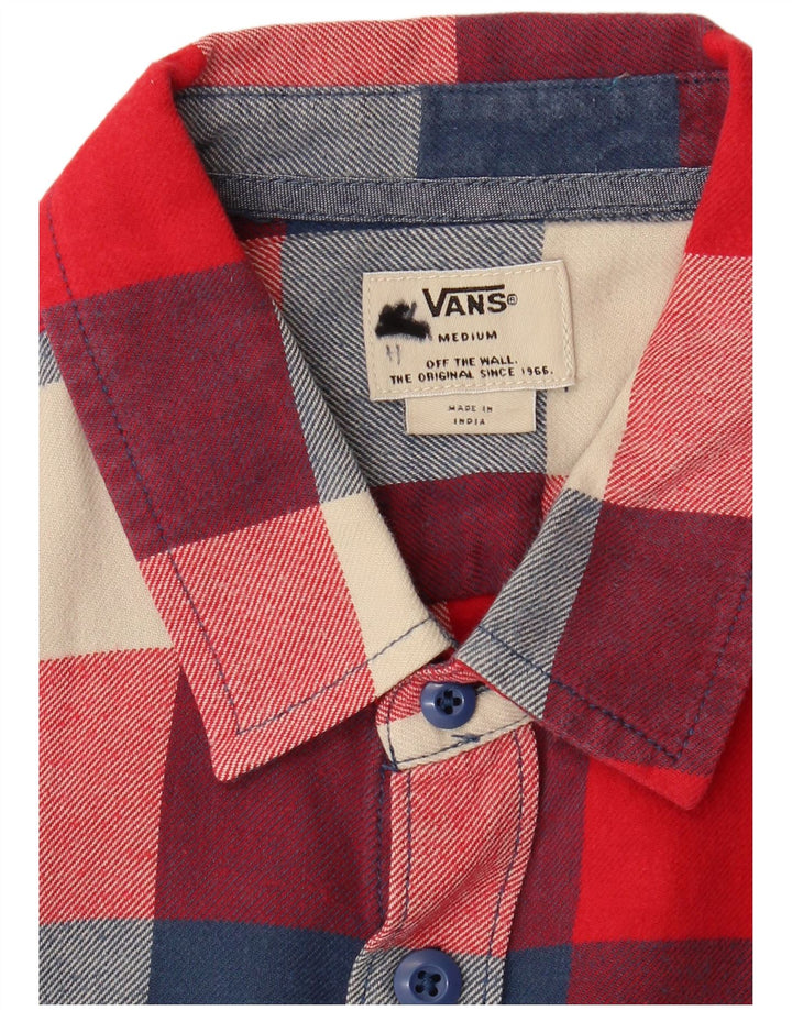 Vans muška flanelska košulja srednje crvene kare