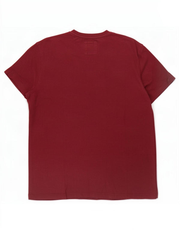 Crew Clothing Muška majica kratkih rukava 2XL Bordo pamuk