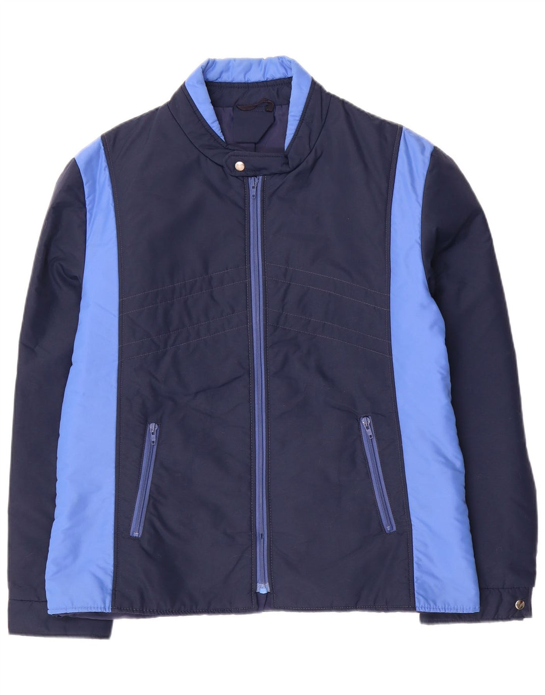 Vintage muška jakna vjetrovka UK 40 velika tamnoplava poliamidna boja