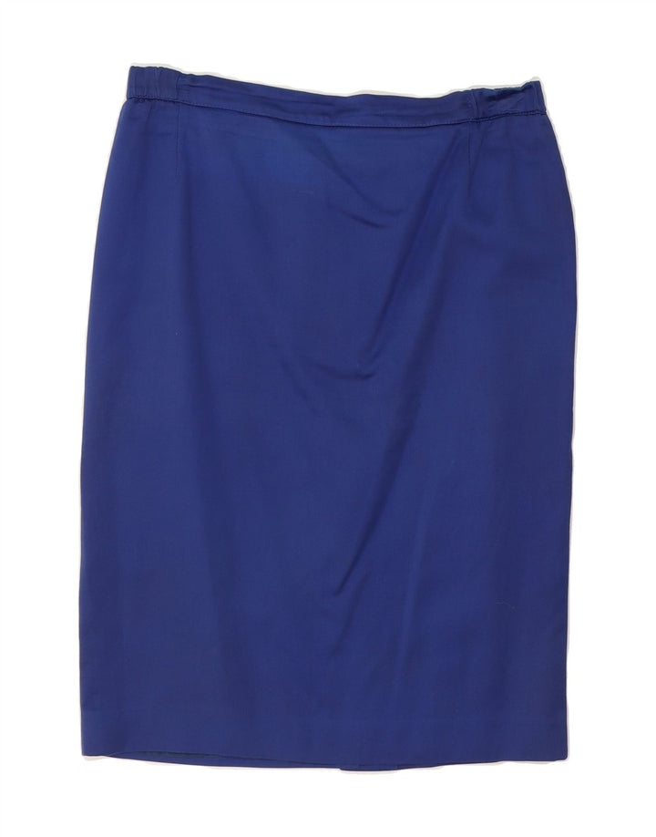 ROCCOBAROCCO Womens Pencil Skirt W32 Large Blue Vintage Roccobarocco and Second-Hand Roccobarocco from Messina Hembry 