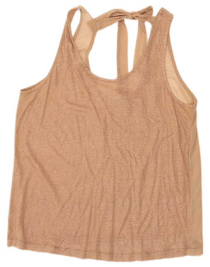 Benetton ženski prsluk UK 12 Medium Beige Lan