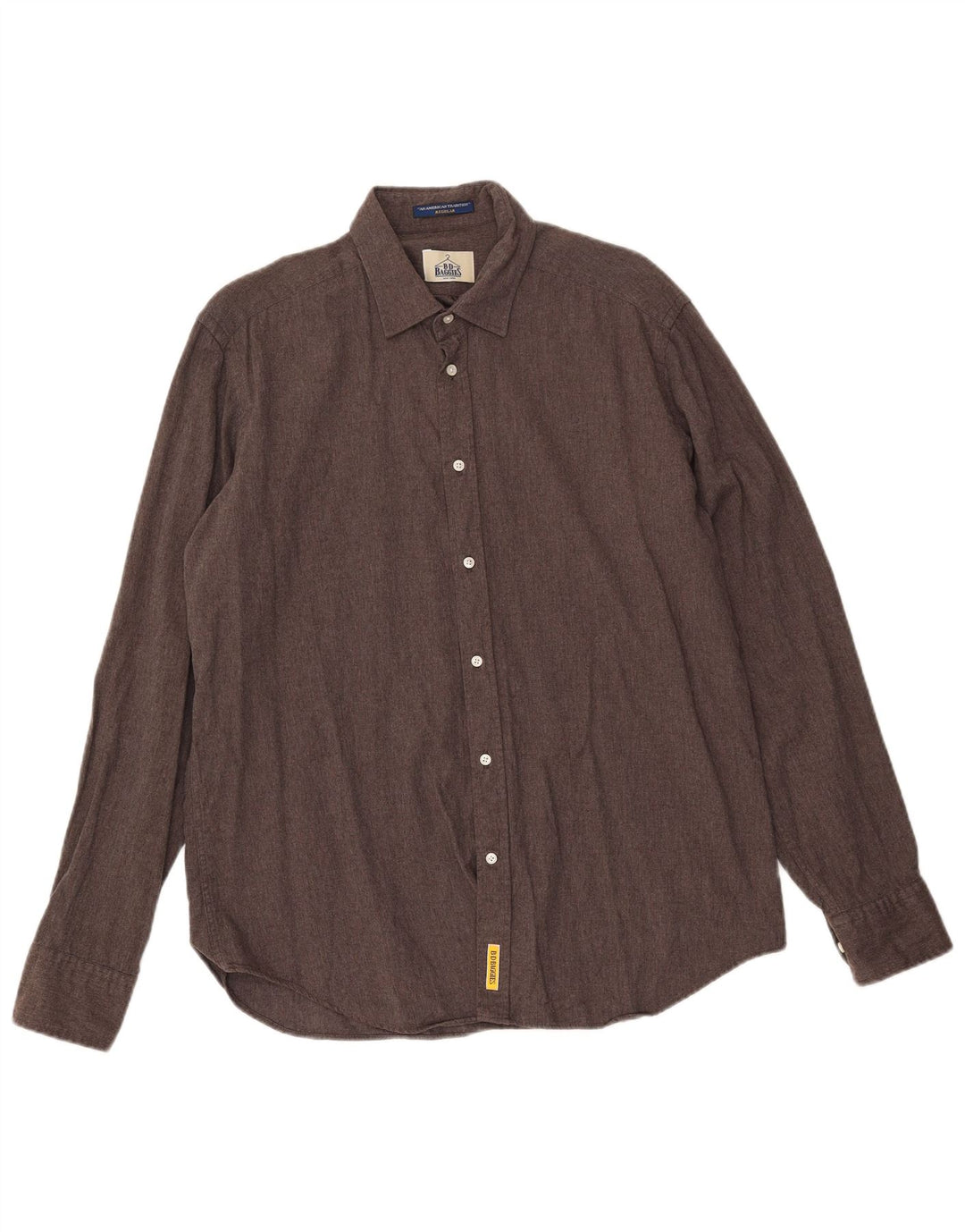 B.D. BAGGIES Muška flanelska košulja standardnog kroja, velika smeđa