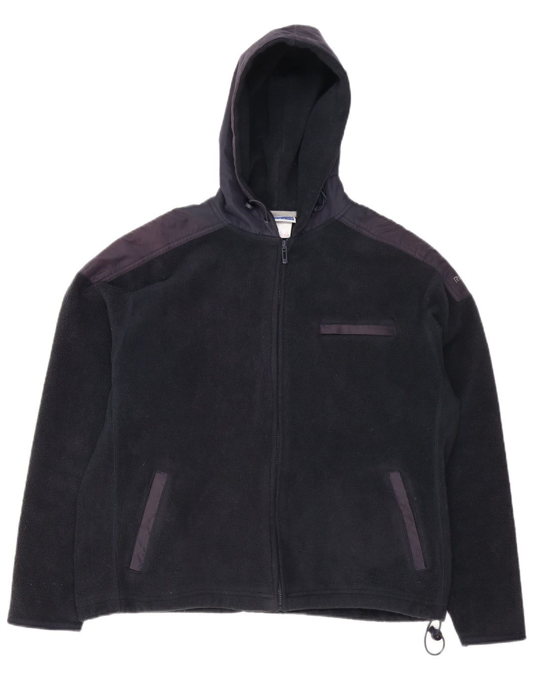 REEBOK velika ženska jakna od flisa UK 16 Large Black Colourblock