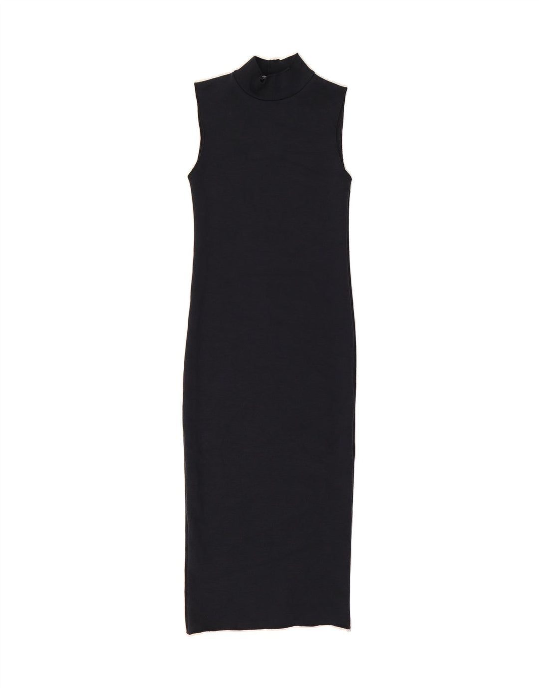 ZARA Womens Sleeveless Maxi Dress UK 8 Small Navy Blue Polyester Vintage Zara and Second-Hand Zara from Messina Hembry 
