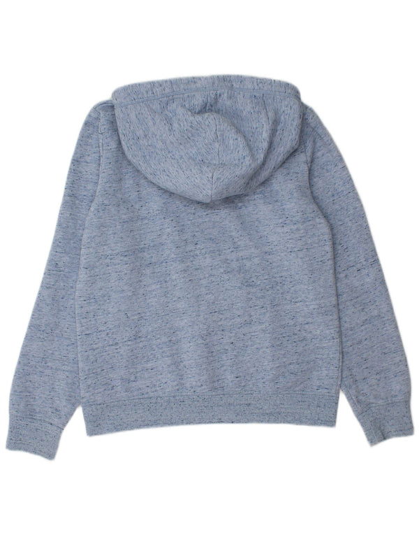 Superdry ženska majica s kapuljačom UK 12 Srednje plavi flekasti pamuk