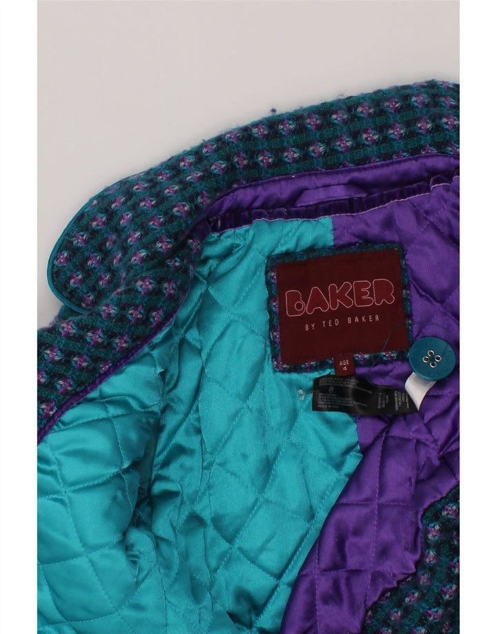 Ted Baker kaput za djevojčice 3-4 godine, plavi akril