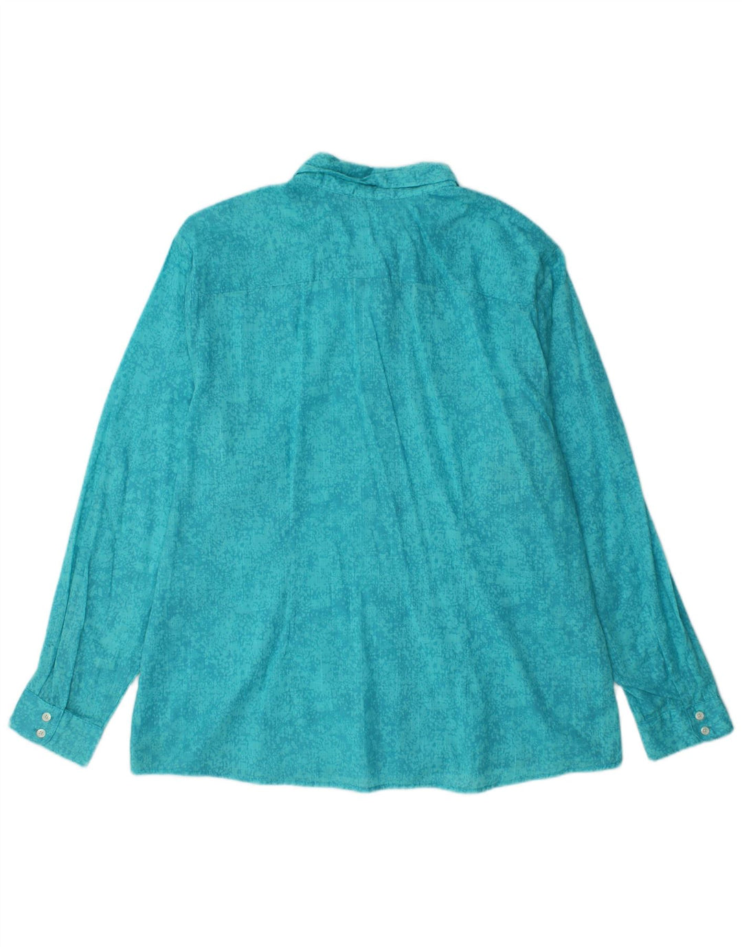 Eddie Bauer ženska košulja s apstraktnim uzorkom UK 20 2XL plavi pamuk