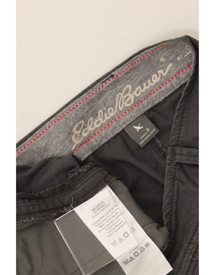 EDDIE BAUER Ženske chino kratke hlače US 8 srednje W32 sivi pamuk