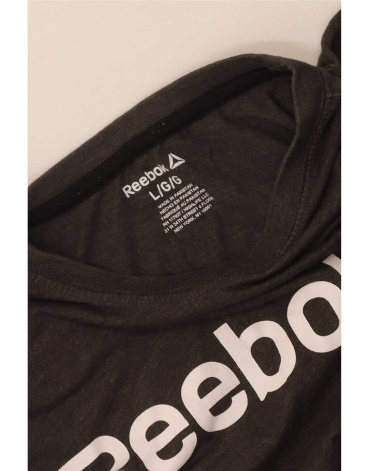 Reebok muška majica s grafičkim motivima, velika siva
