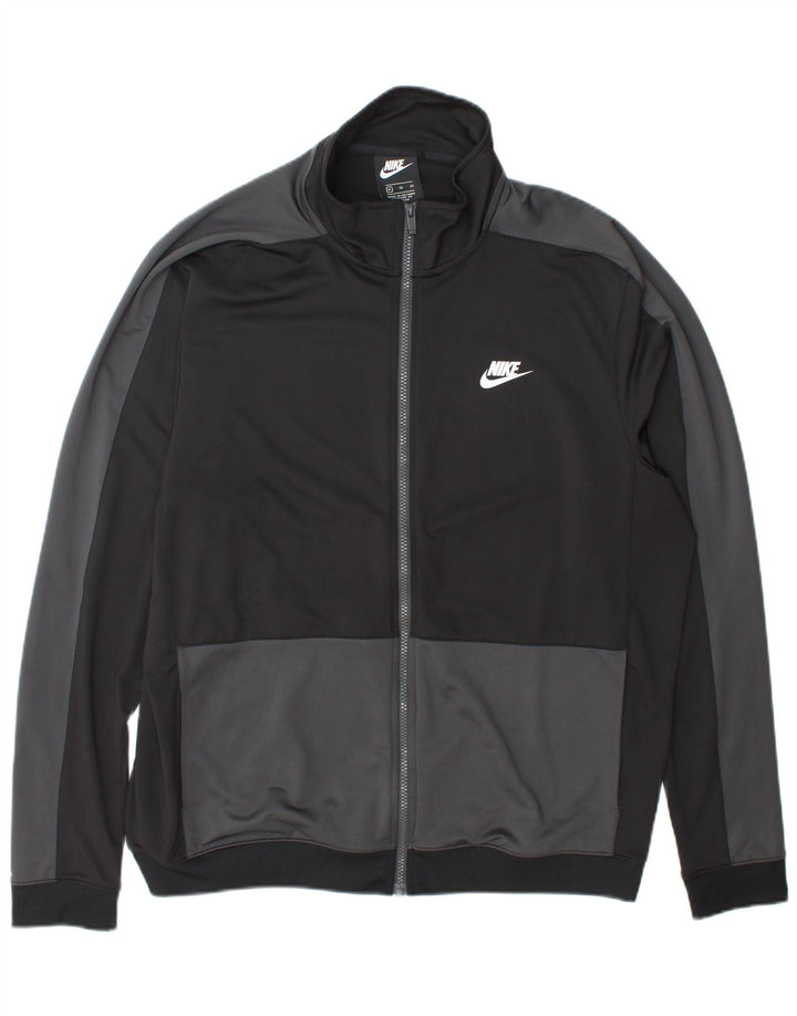 Nike muška trenirka gornja jakna XL crni poliester u boji