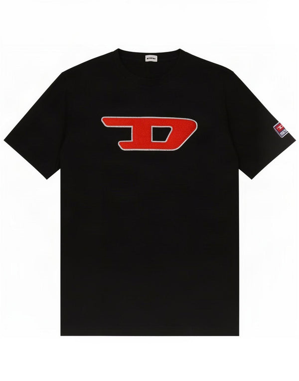 Diesel Muška majica kratkih rukava XL Black Cotton