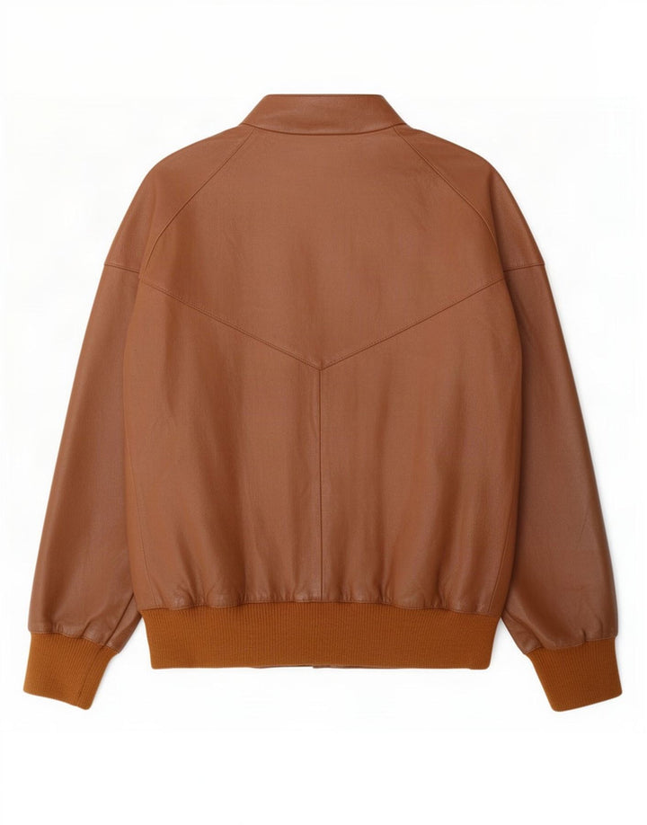 Vintage muška kožna jakna IT 50 Large Brown