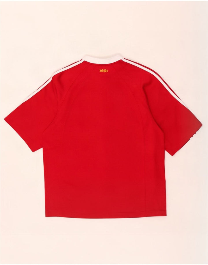 Muška majica kratkih rukava Adidas Zurich Graphic T-Shirt srednje crvene boje od poliestera