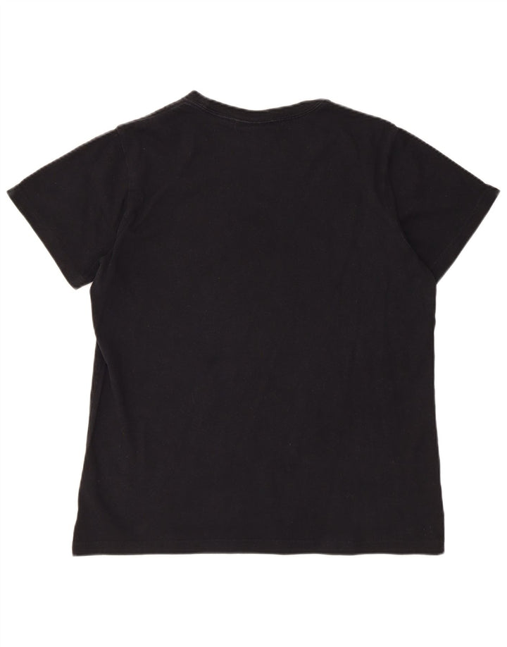 ADIDAS Muška majica kratkih rukava srednje veličine, crni pamuk