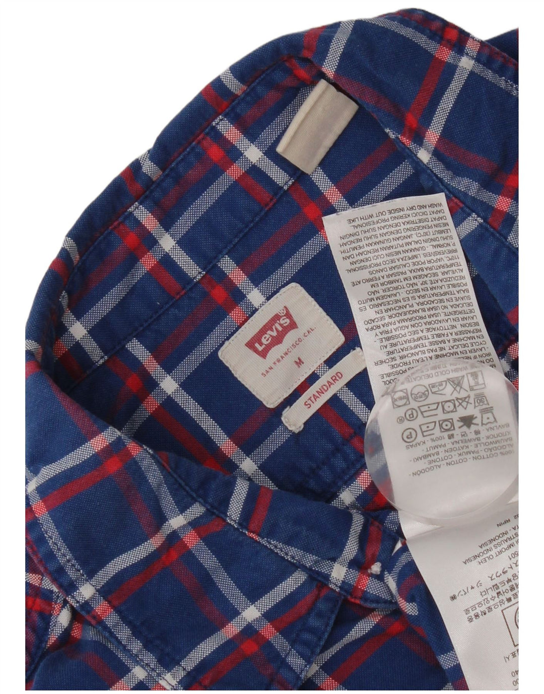 Levi's muška standardna košulja srednje plave boje, pamuk