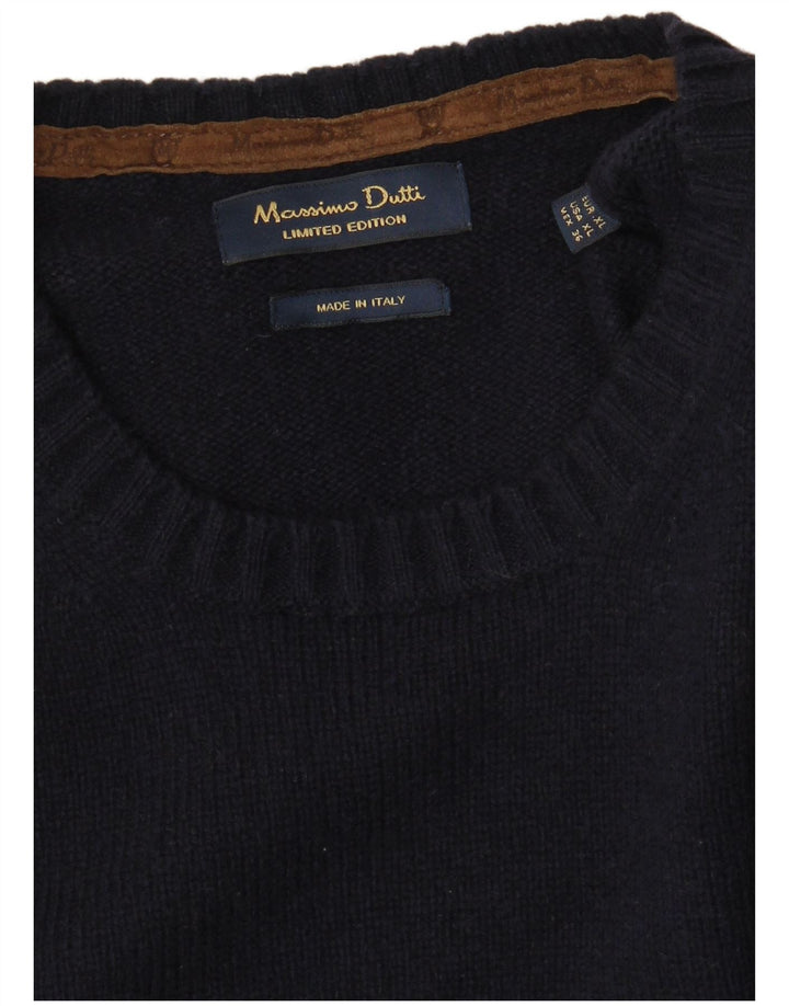 Massimo Dutti muški džemper s okruglim izrezom XL tamnoplavi