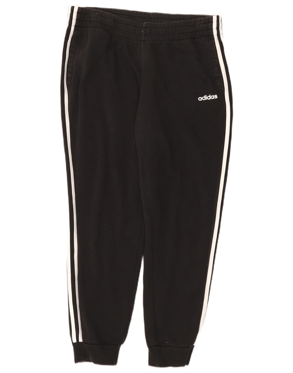 Adidas Ženska trenirka Hlače Joggers UK 16 Veliki crni pamuk