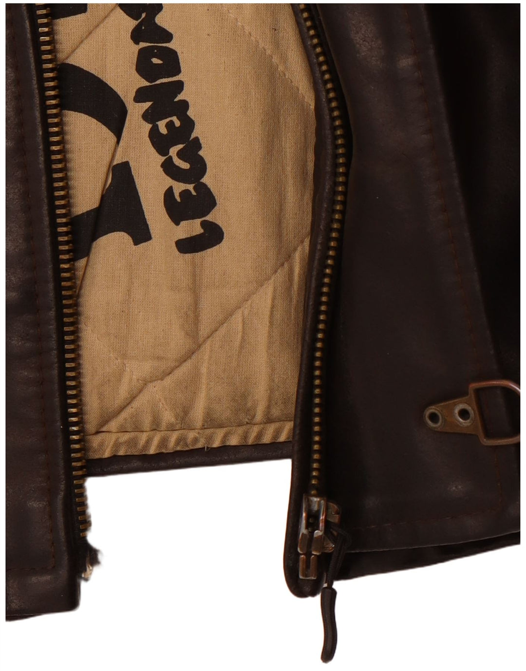 Legendarna jakna 1957 Muška kožna jakna UK 36 Mala smeđa koža