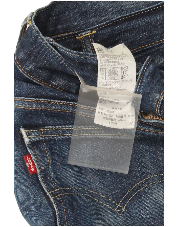 Levi's muške ravne traperice W34 L30 plave