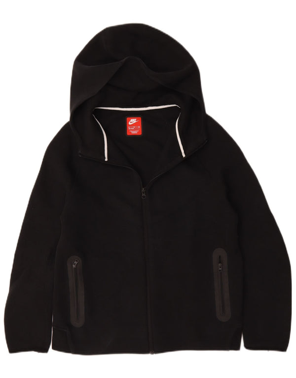 Nike Boys Zip pulover s kapuljačom 13-14 godina XL crni pamuk
