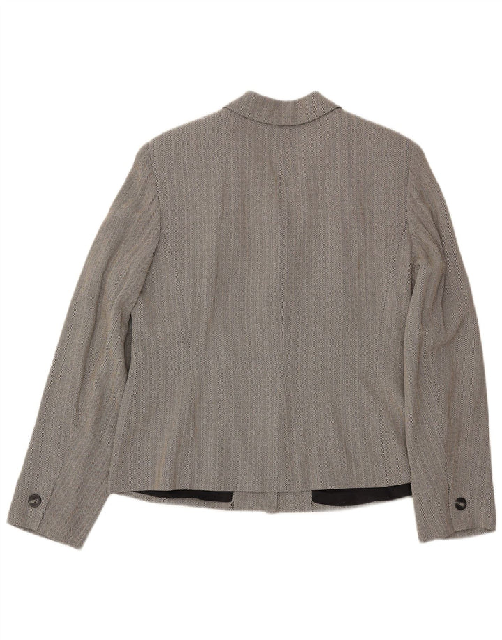 Talbots ženski komplet od 2 gumba UK 16 veliki W34 L30 siva riblja kost
