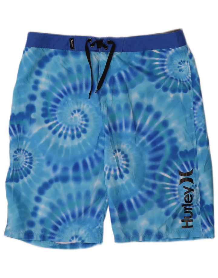 Hurley Boys kratke kupaće hlače 15-16 godina Blue Tie Dye poliester