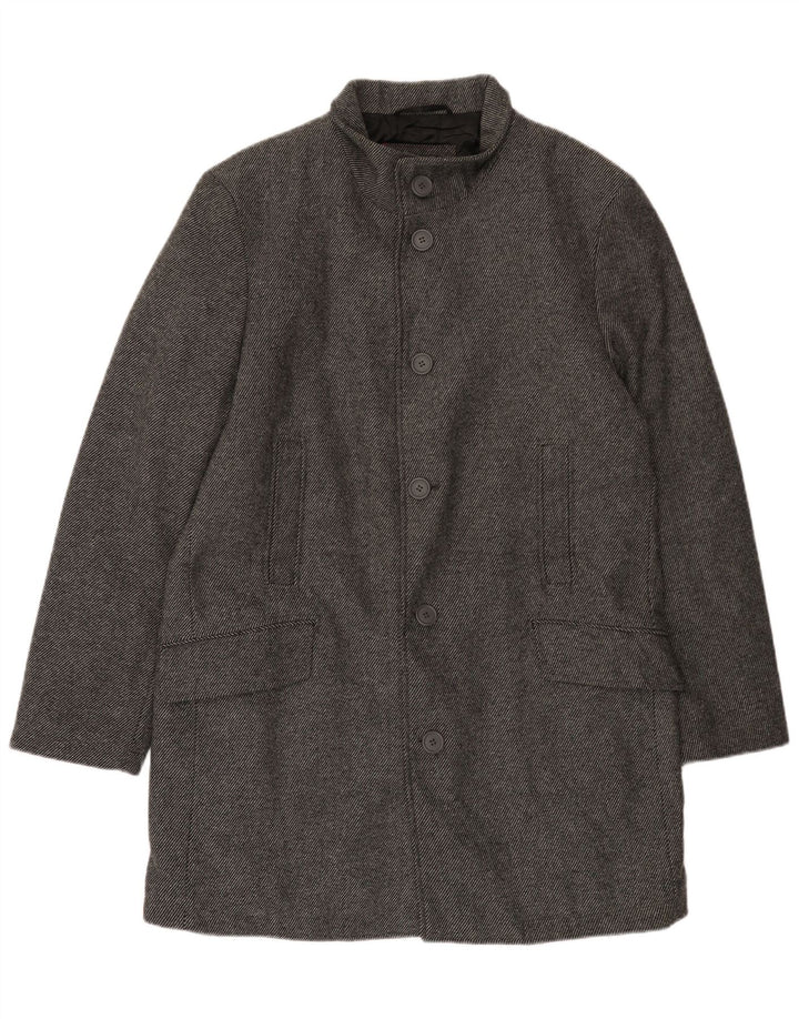 Bruno Banani muški gornji kaput UK 44 2XL vuna u sive pruge